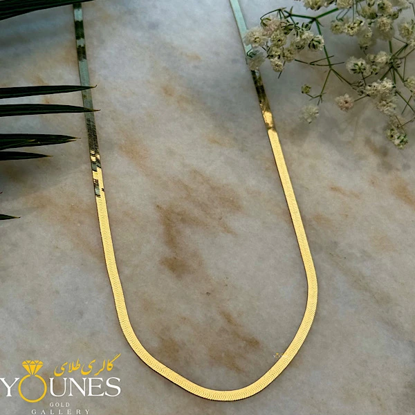 گردنبند نفرتیتی هرینگبون طلا